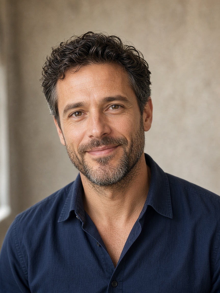 Natural-light professional headshot in Austin